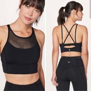 Lululemon mesh top sports bra